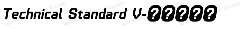 Technical Standard V字体转换